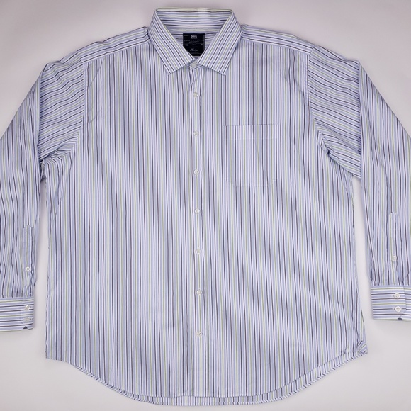 Hawes & Curtis Shirts Hawes Curtis Dress Shirt 8 38 Ludlow Striped